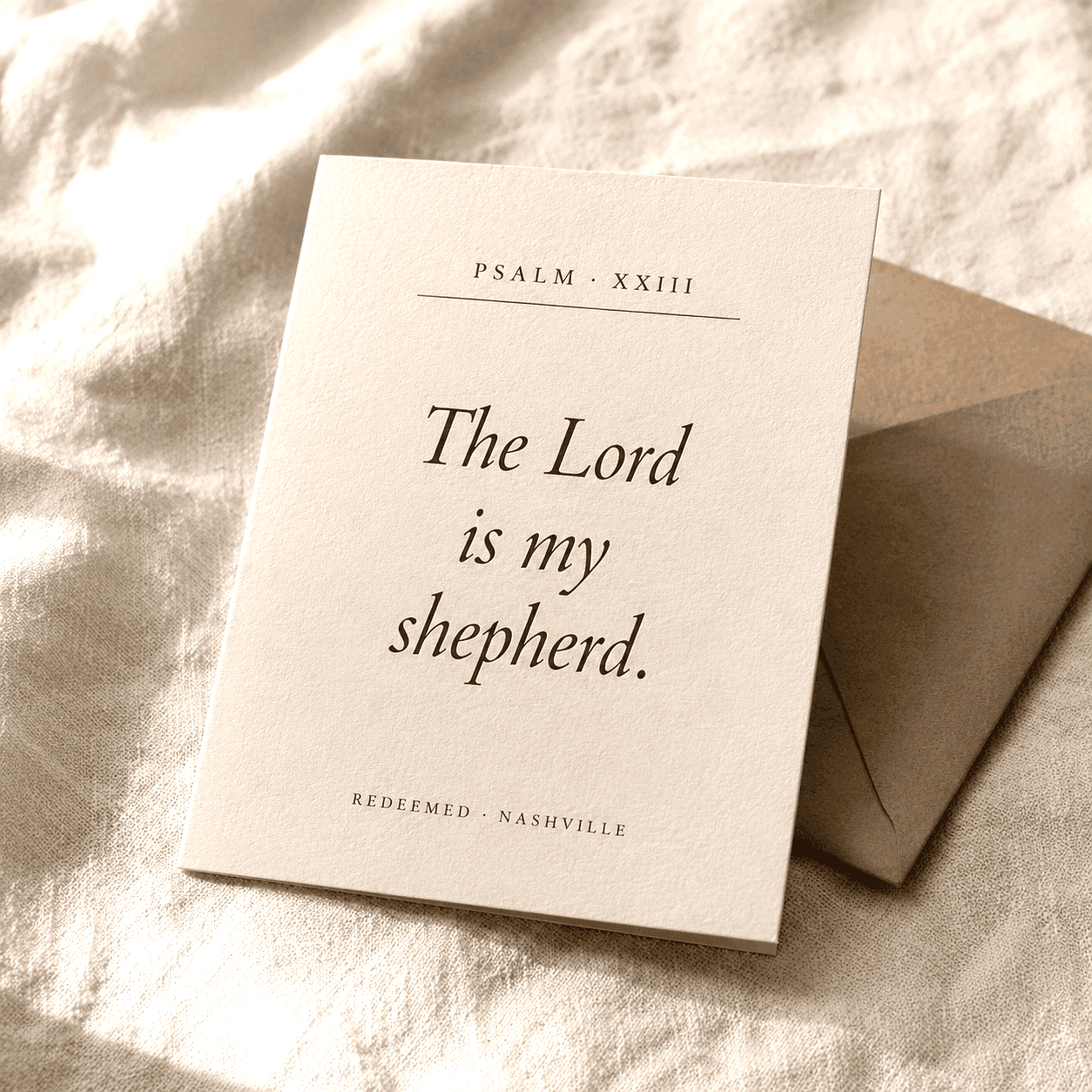 Psalm 23 Card, image 2