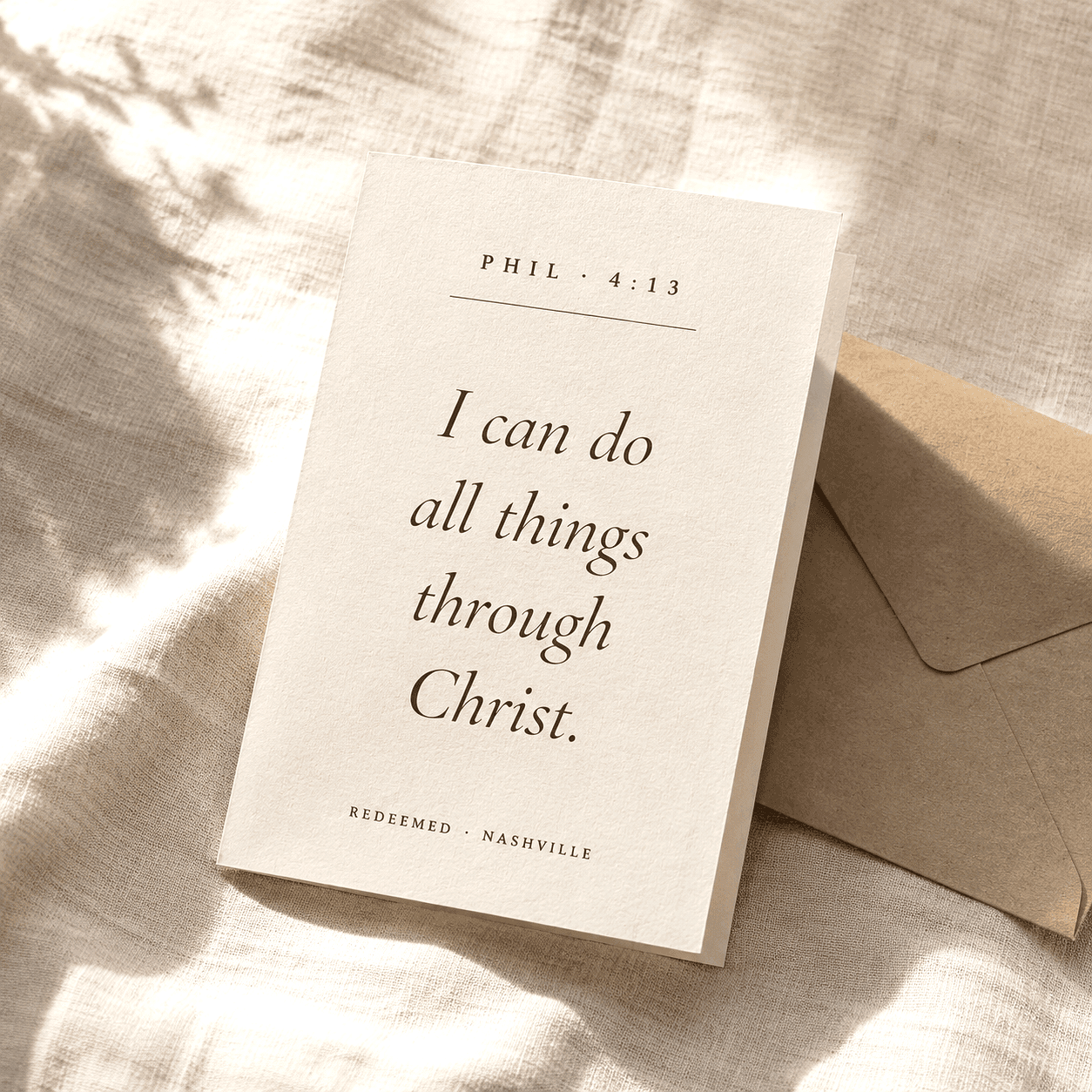 Phil 4:13 Card, image 1