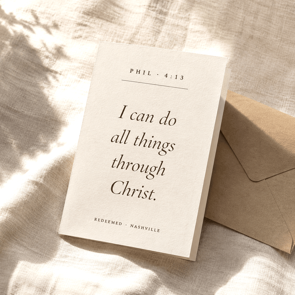 Phil 4:13 Card, image 1