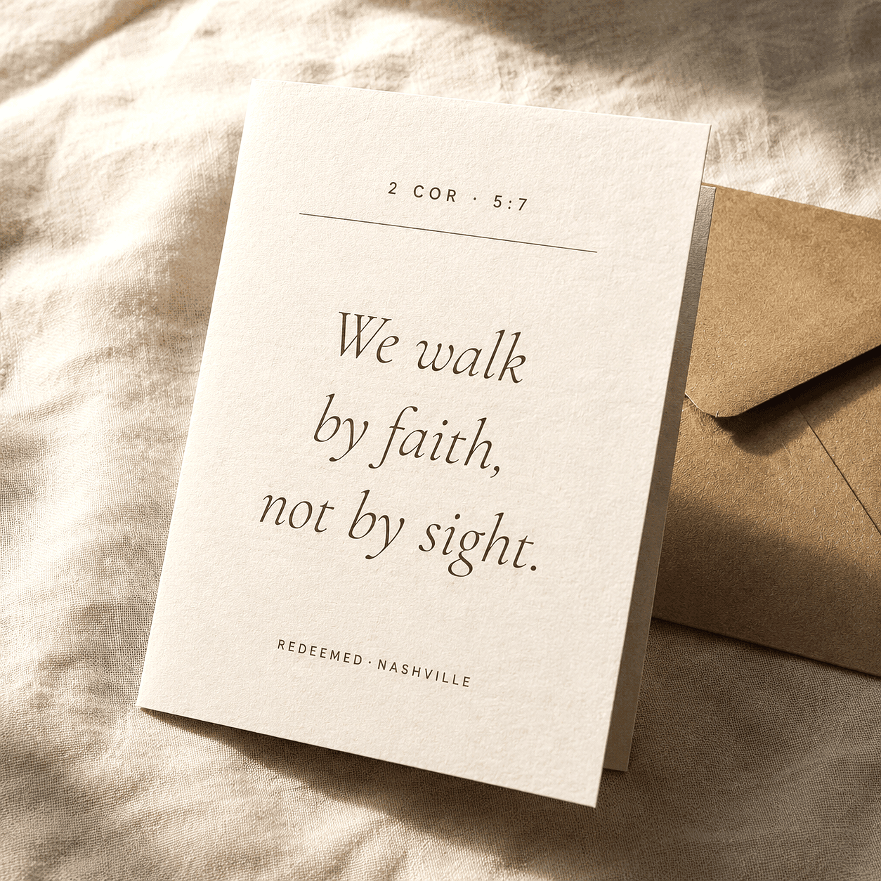 2 Cor 5:7 Card, image 1