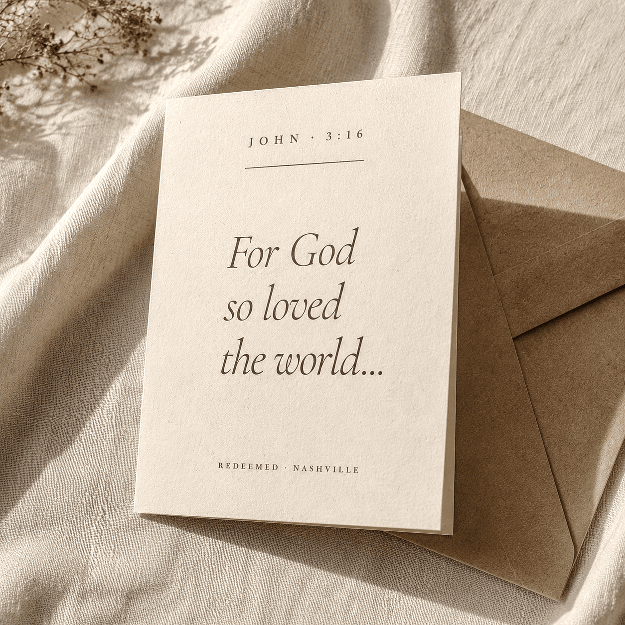 John 3:16 Card, image 1