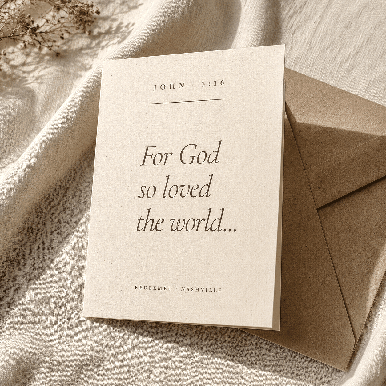 John 3:16 Card