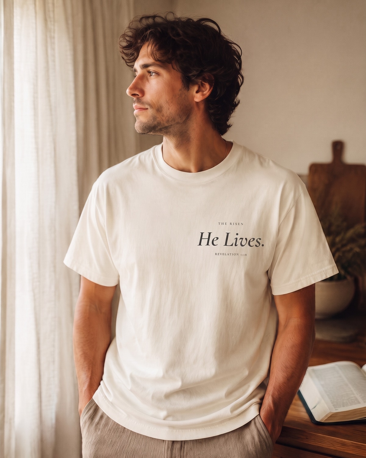 The He Lives Tee, image 1